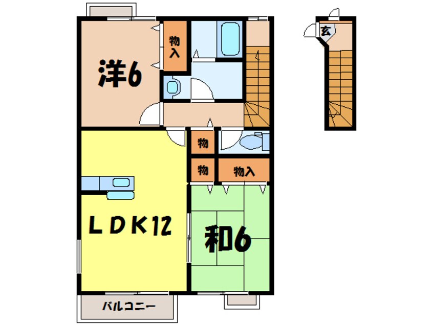間取図 フレスコプレステ－ジ（熊谷市中央）