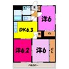 ANNEX003（熊谷市籠原南） 3DKの間取り