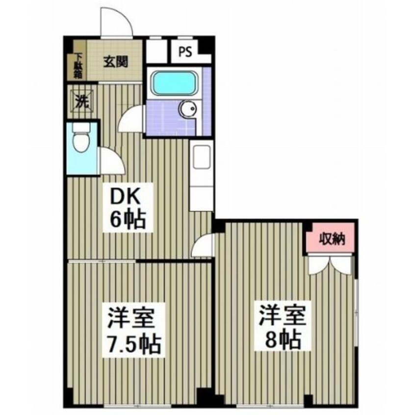 間取図 マンションタカノ（熊谷市平戸）