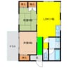 上野台アパート（貸家） 2LDKの間取り