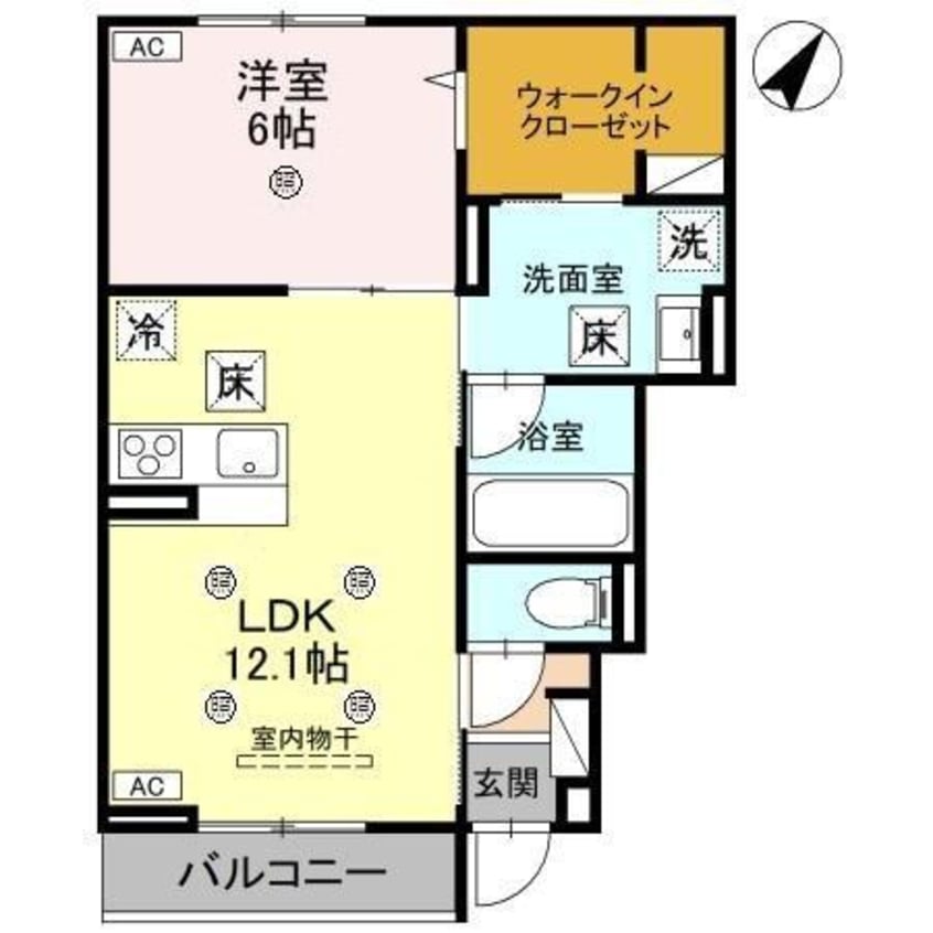 間取図 ヴィラ コンフォート（深谷市上野台)