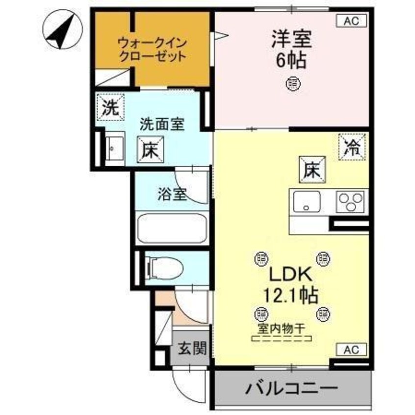 間取図 ヴィラ コンフォート（深谷市上野台)