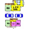 籠原貸家 4LDKの間取り