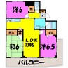 熊谷クレインⅠビル（熊谷市箱田） 3LDKの間取り