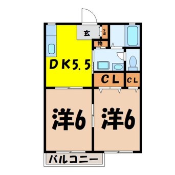 間取図 ドリームハイツ（佐谷田）