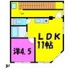 和成也ハイム浅草（台東区浅草） 1LDKの間取り
