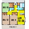 ブレインコート・アイビス（邑楽郡大泉町西小泉） 3LDKの間取り