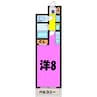 高崎線/籠原駅 徒歩7分 2階 築38年 1Kの間取り