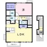 スプリング・ハイムSA（熊谷市高柳） 1LDKの間取り