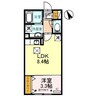 パーシモンⅢ（熊谷市鎌倉町） 1LDKの間取り