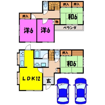 間取図 拾六間貸家（住友不動産新築そっくりさん）