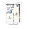 鳳凰21（熊谷市妻沼） 1LDKの間取り