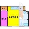 プラチナハウス熊谷（熊谷市本石） 1LDKの間取り