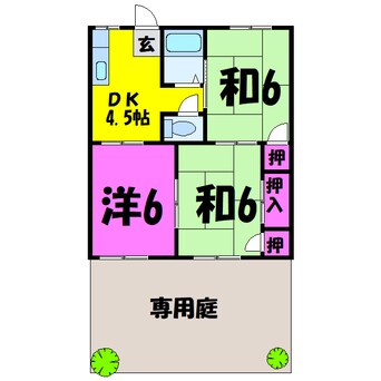 間取図 コーポ金子A棟（鴻巣市新宿）