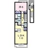 フォリアⅡ（深谷市上野台）1-019534101 1LDKの間取り