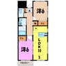 シャイン・ステージXVI（熊谷市拾六間） 2LDKの間取り
