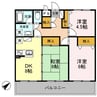 フォレストジョウエイ（熊谷市新堀） 3DKの間取り