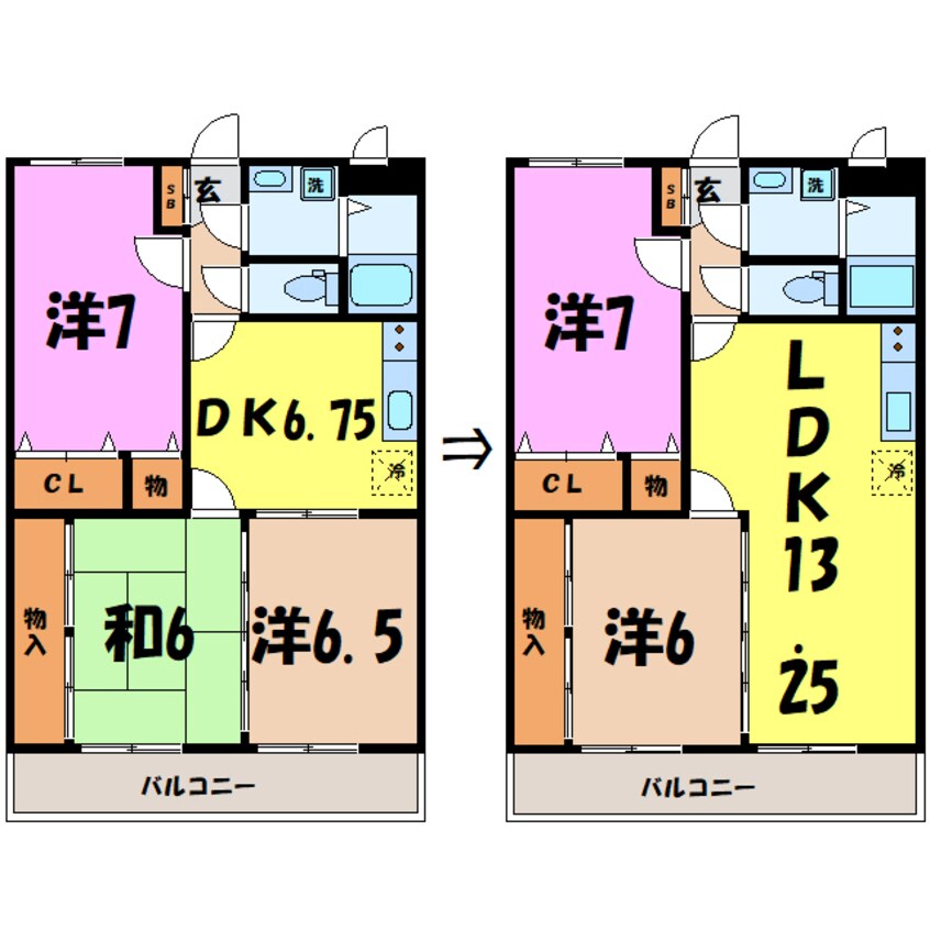 間取図 ジョウエイ別府（熊谷市別府）