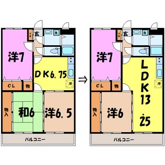 間取図 ジョウエイ別府（熊谷市別府）