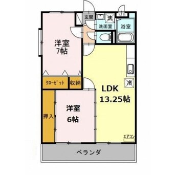 間取図 ジョウエイ別府（熊谷市別府）