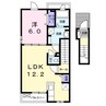 カームリー（深谷市東方町）02387320 1LDKの間取り