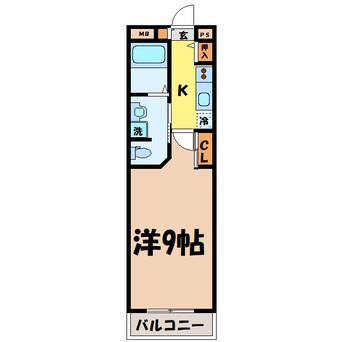 間取図 ル　パルテール（深谷市上柴町西）