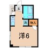 REGALIA（熊谷市銀座）レガリア 1Kの間取り