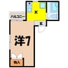 REGALIA（熊谷市銀座）レガリア 1Kの間取り