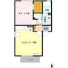 カルチェⅥ（行田市緑町） 1LDKの間取り