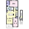 メンヒ　アオキ（熊谷市石原） 2LDKの間取り