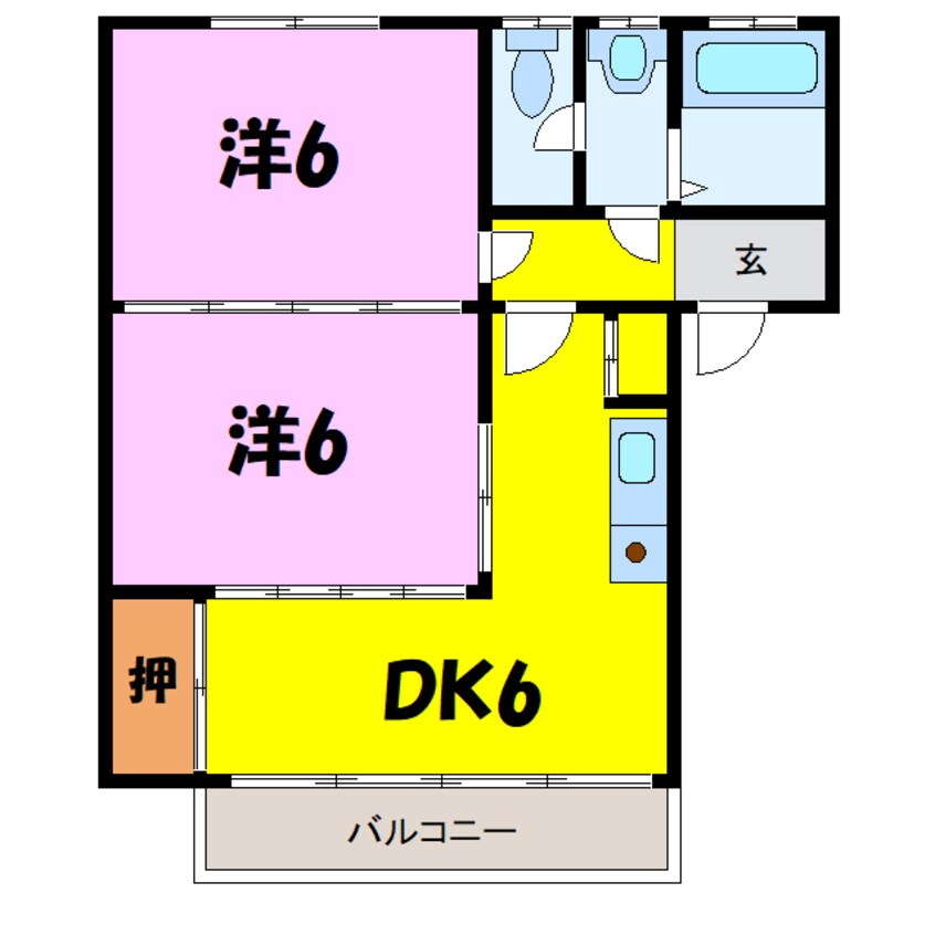 間取図 永田マンション