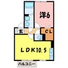 リヴェール上柴（深谷市上柴町東）101011324-1 1LDKの間取り