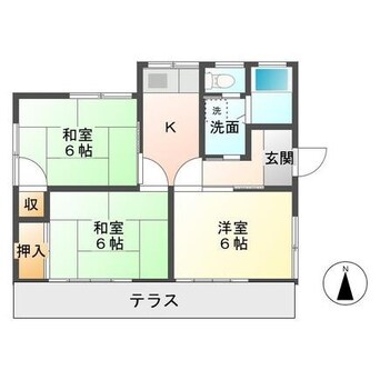 間取図 新井戸建（行田市持田）