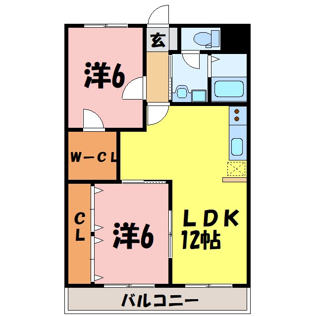 間取り図 サンパルク（熊谷市別府）