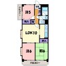 モンシャトー熊谷（熊谷市本石） 3LDKの間取り