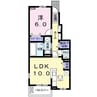 サンシャイン（行田市佐間） 1LDKの間取り