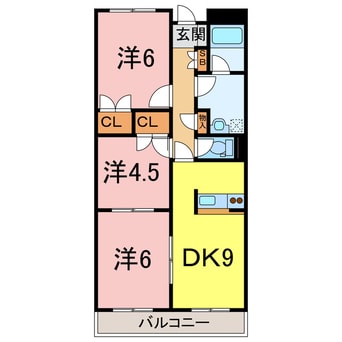 間取図 ニューセンチュリーマンションA/B（深谷市上野台）