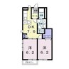Ｍ・Ｋマンション　ｐａｒｔⅤ（深谷市普済寺） 2DKの間取り