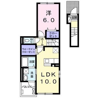 間取図 サンライズⅢ（深谷市東方町）