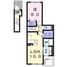 サンライズⅢ（深谷市東方町） 1LDKの間取り