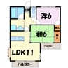 ファミールカンダ（行田市栄町） 2LDKの間取り