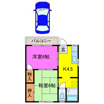 間取図 グリーンハイツ（熊谷市上之）