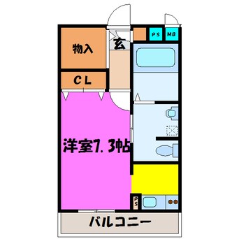 間取図 グランインカム曙（熊谷市曙町）