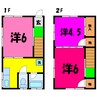 ストーンズ熊谷A/B（熊谷市西野） 3Kの間取り