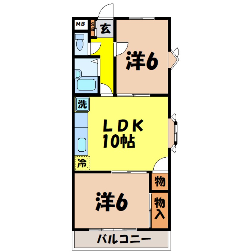 間取図 ハイツグリーンヒル