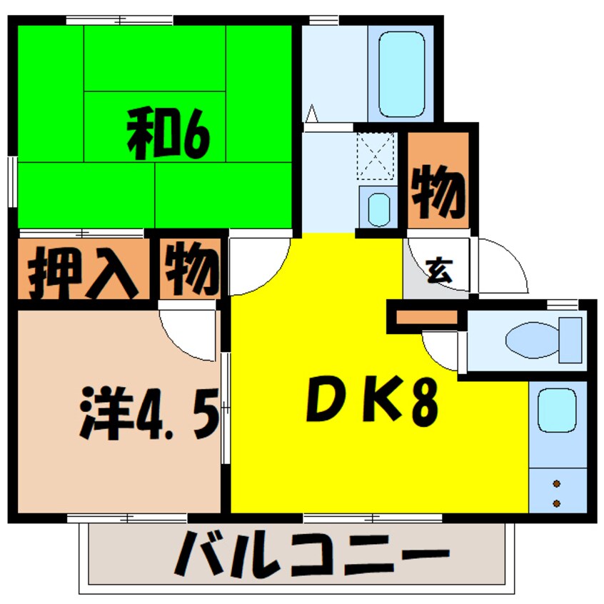 間取図 アーバンハイツシオンAB