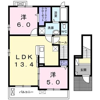 間取図 フィオーレ（熊谷市三ヶ尻）