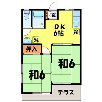 間取図 スカイパレス池田