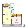 La-Vespa門井町（行田市門井町） 1LDKの間取り