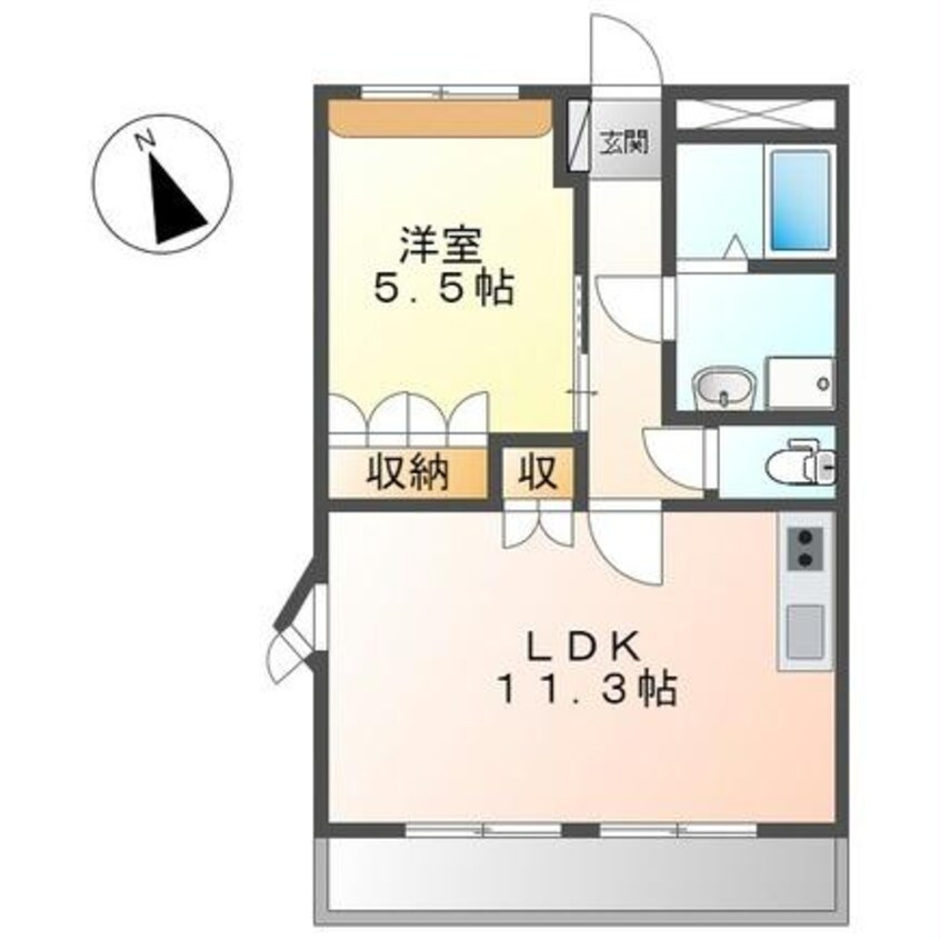 間取図 フィオレ（鴻巣市広田）